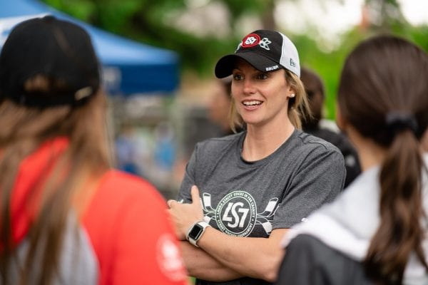 Laura Stacey Sticks in for Charity Road Hockey Tournament, Toronto, ON, 2019